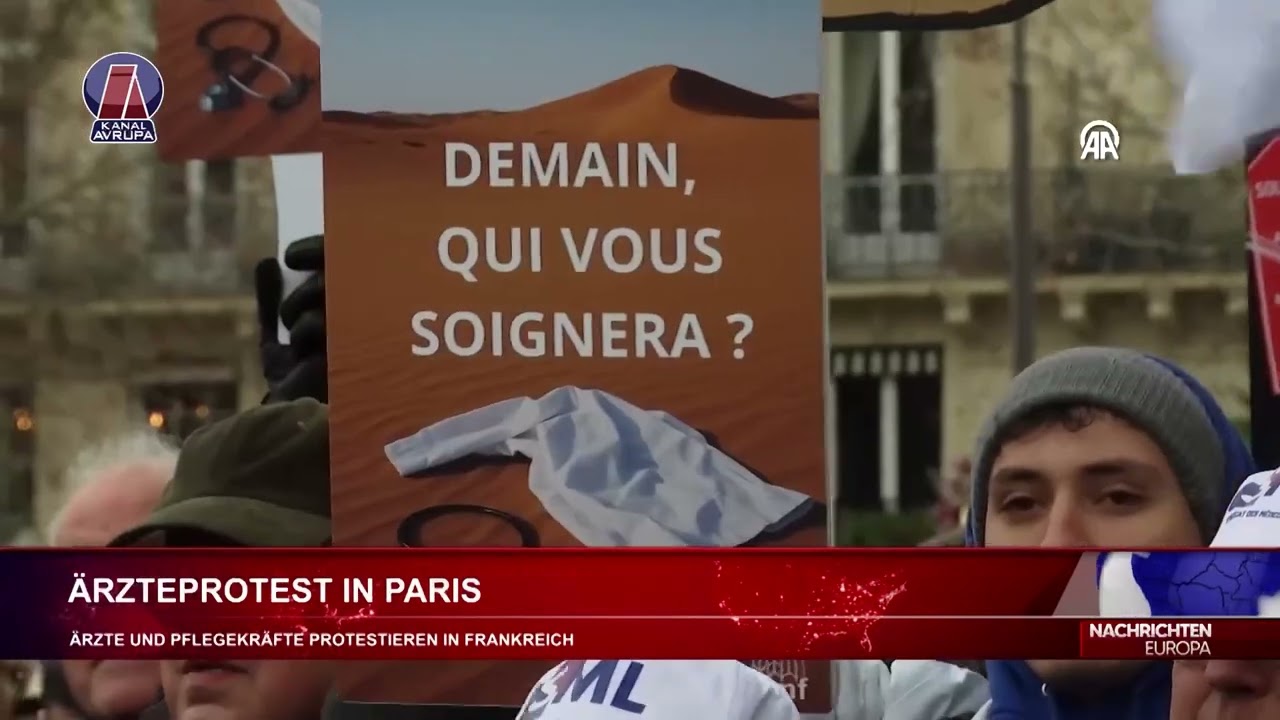 ÄRZTE UND PFLEGEKRÄFTE PROTESTIEREN IN FRANKREICH