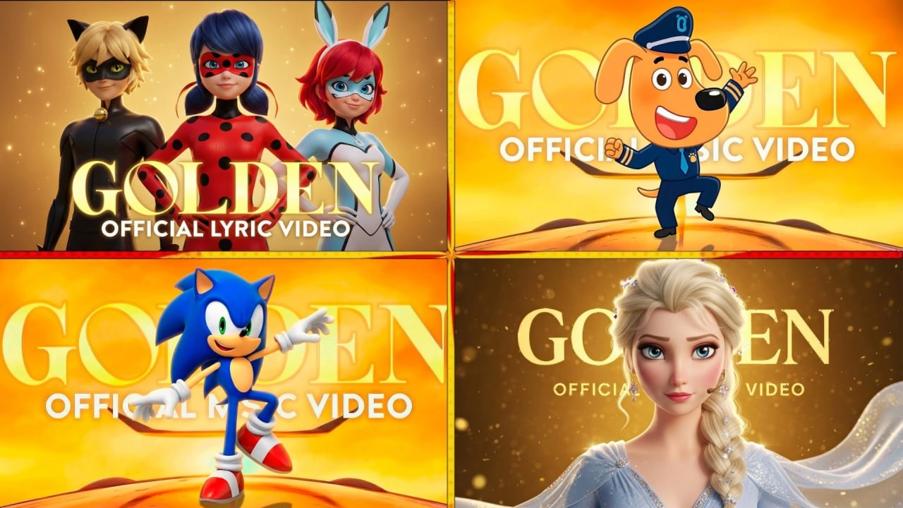 GOLDEN X MİRACULOUS🆚GOLDEN X SHERİFF LABRADOR🆚GOLDEN X PRİME SONİC🆚GOLDEN X ELSA ALL PRİNCESGOLDE#23