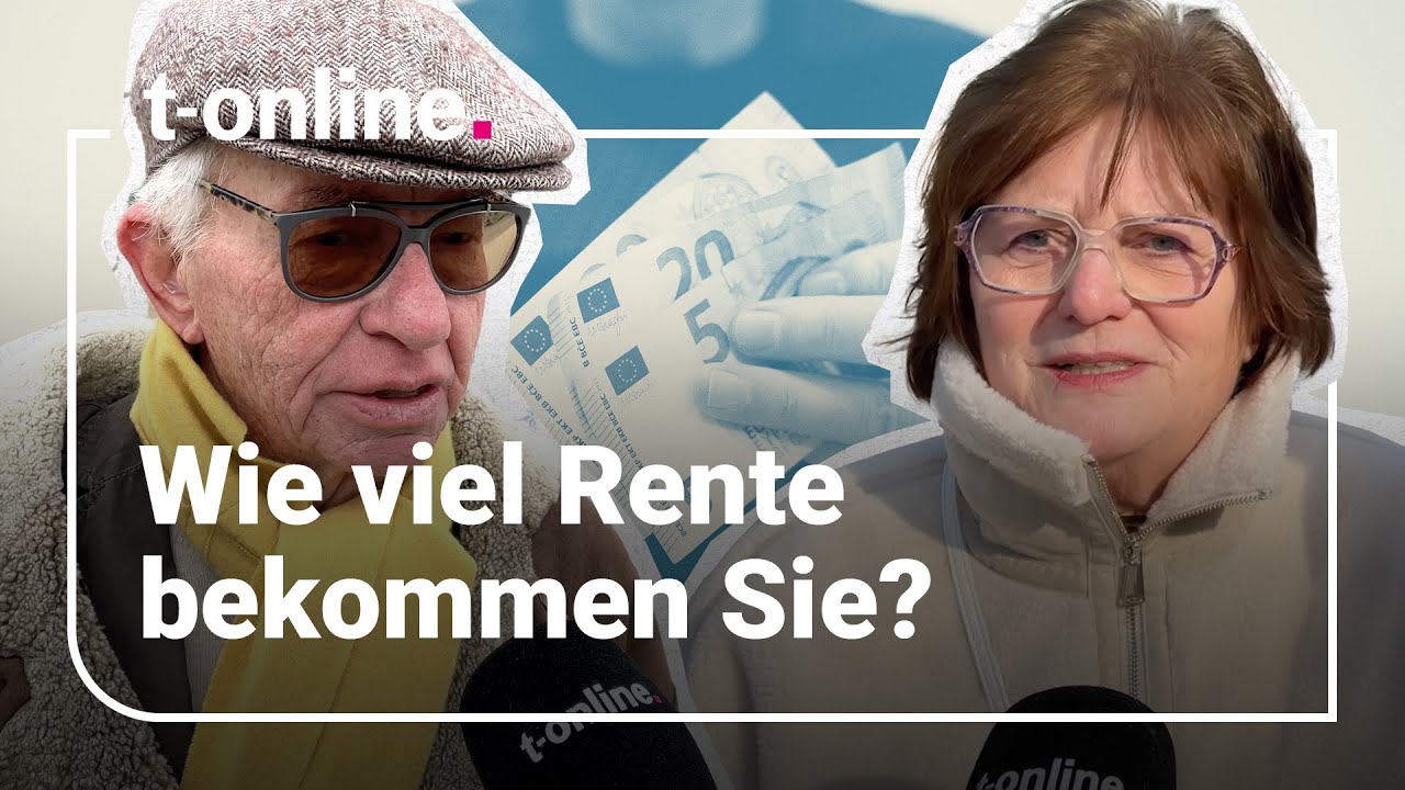 Stra&szlig;enumfrage zur Rente: Das bekommen die Deutschen