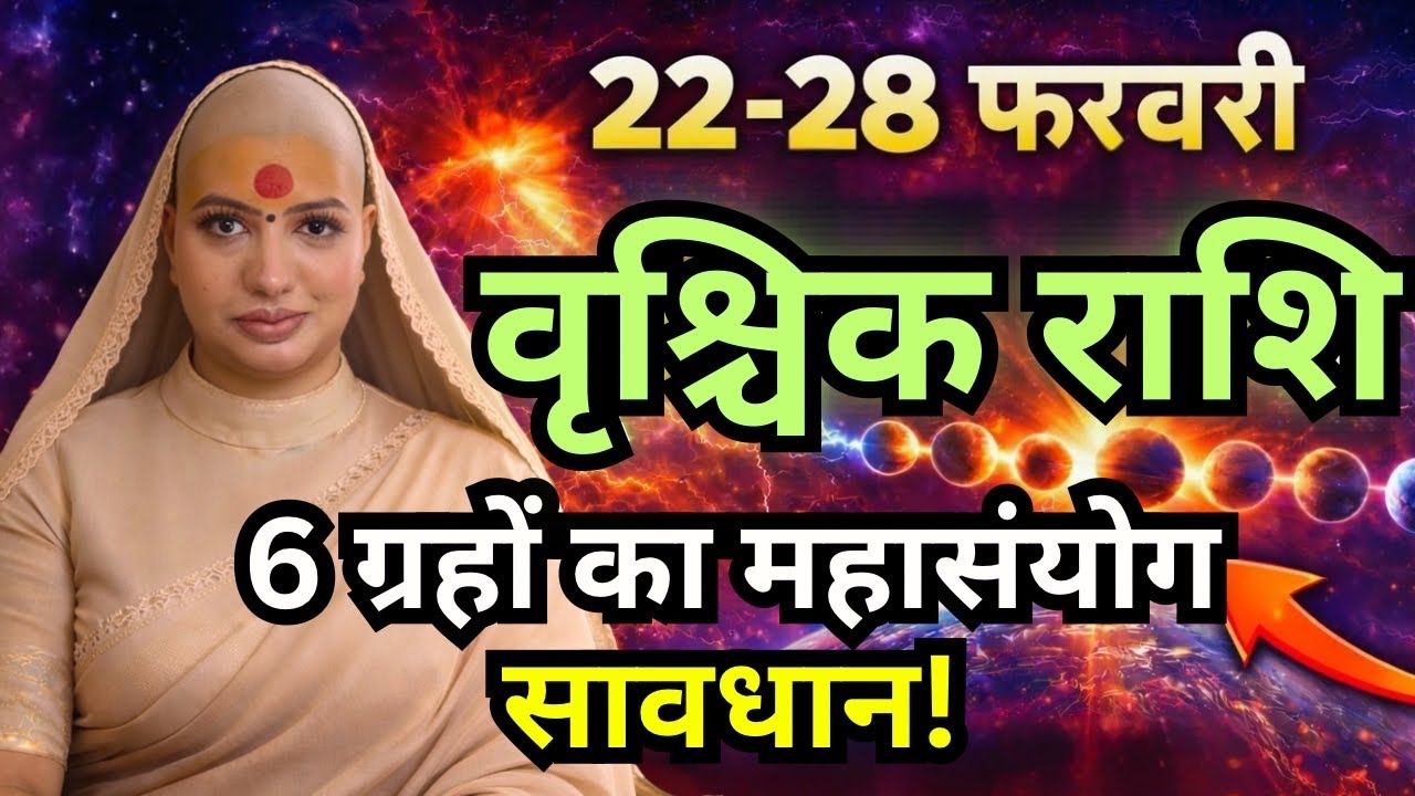 वृश्चिक राशिफल 2026 |22-28  फरवरी राशिफल | साप्ताहिक राशिफल | Vrischik Rashifal     