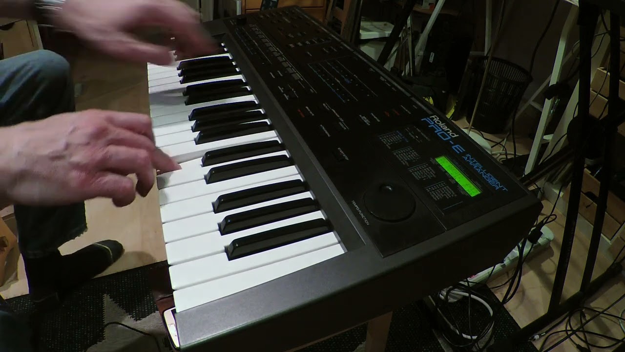Roland Pro-E song Intelligent Arranger Evening Part 1 10.12.2022