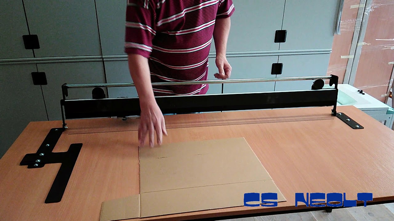 Řezání kartonu řezačkou EASY CUT - CS NEOLT