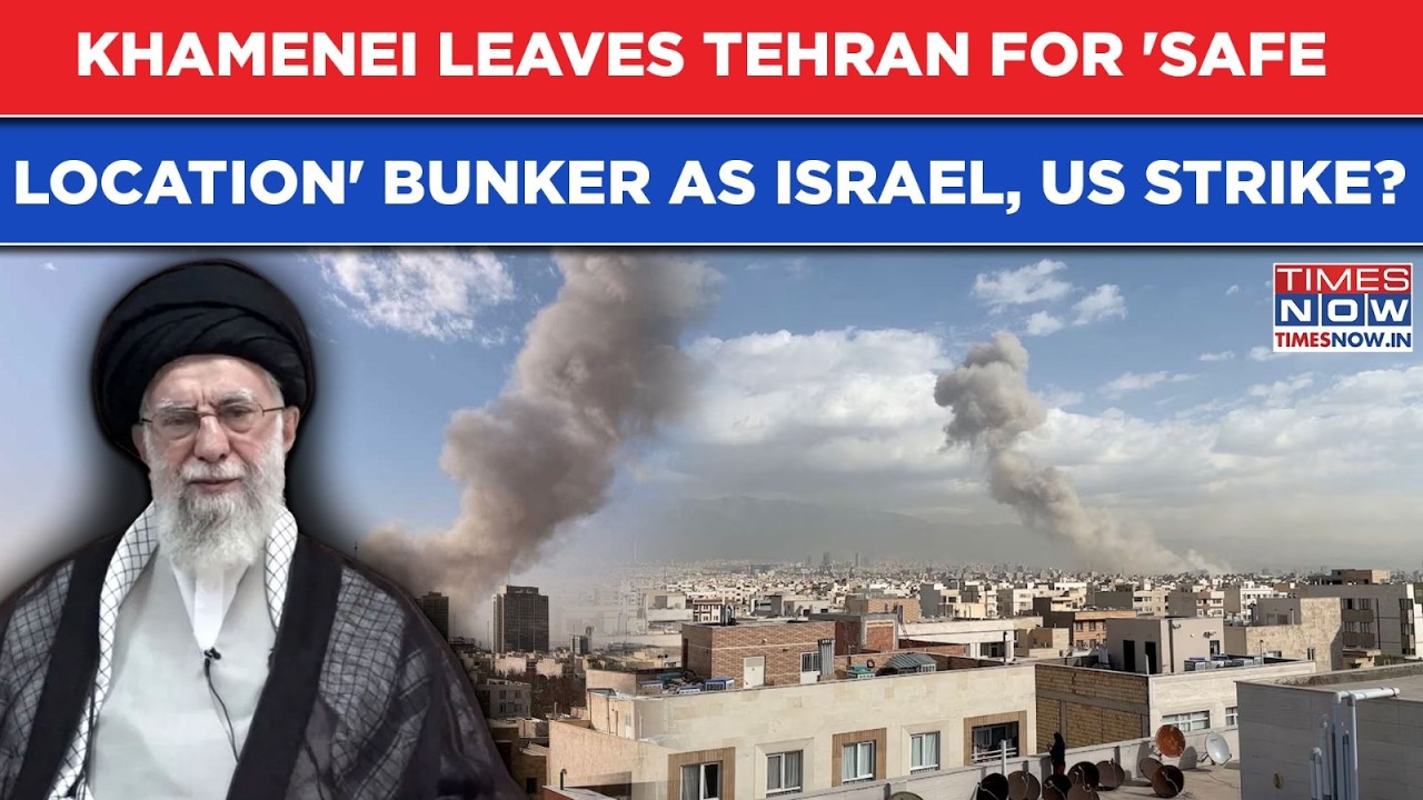 As US, Israel Strike Iran, Khamenei Leaves Tehran For 'Safe Location' Bunker Amid State Of Emergency