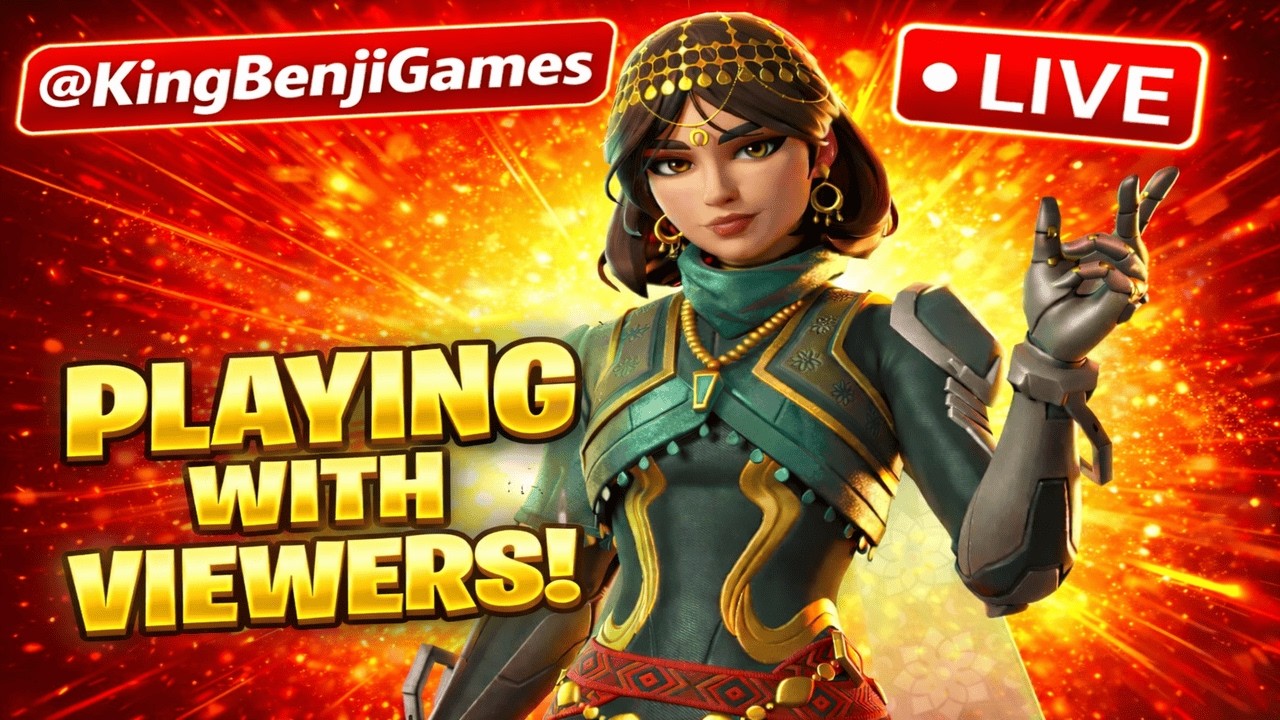 🔴LIVE! - FORTNITE!🔴 | (PLAYING WITH VIEWERS!) | Code: KingBenjiGames