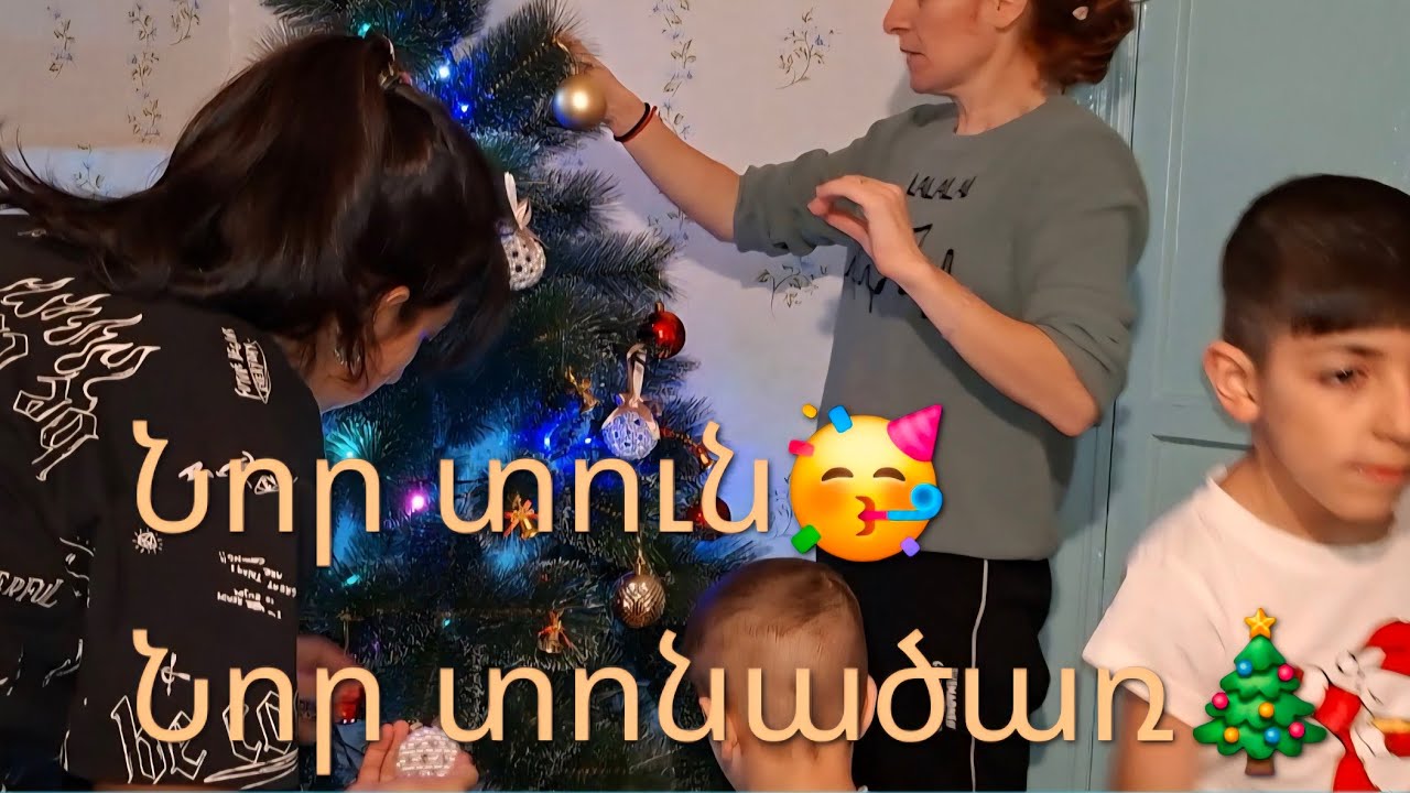 Եկեք գնանք Աննայի հետ տոնածառը զարդարենք🧚‍♀️Ինչպես եմ տապակում սունկը 🍄‍🟫#vlog @entanekanVlog29 