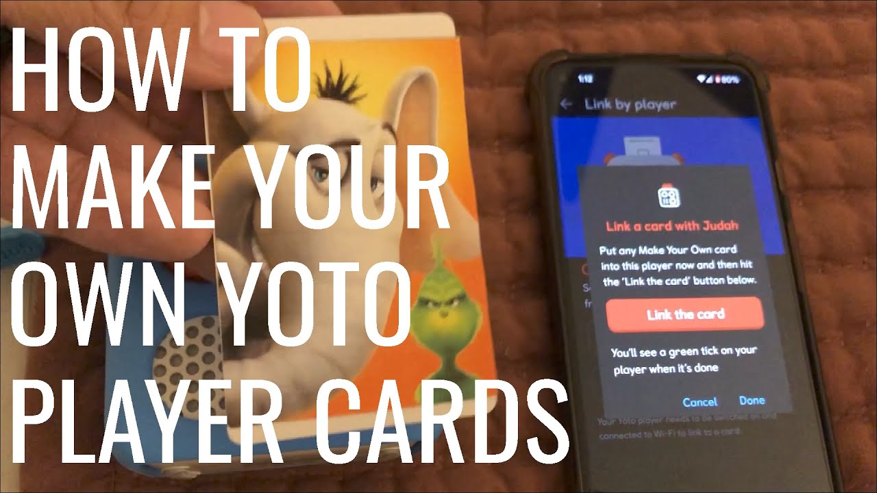 How to Make Your Own YOTO Player Cards