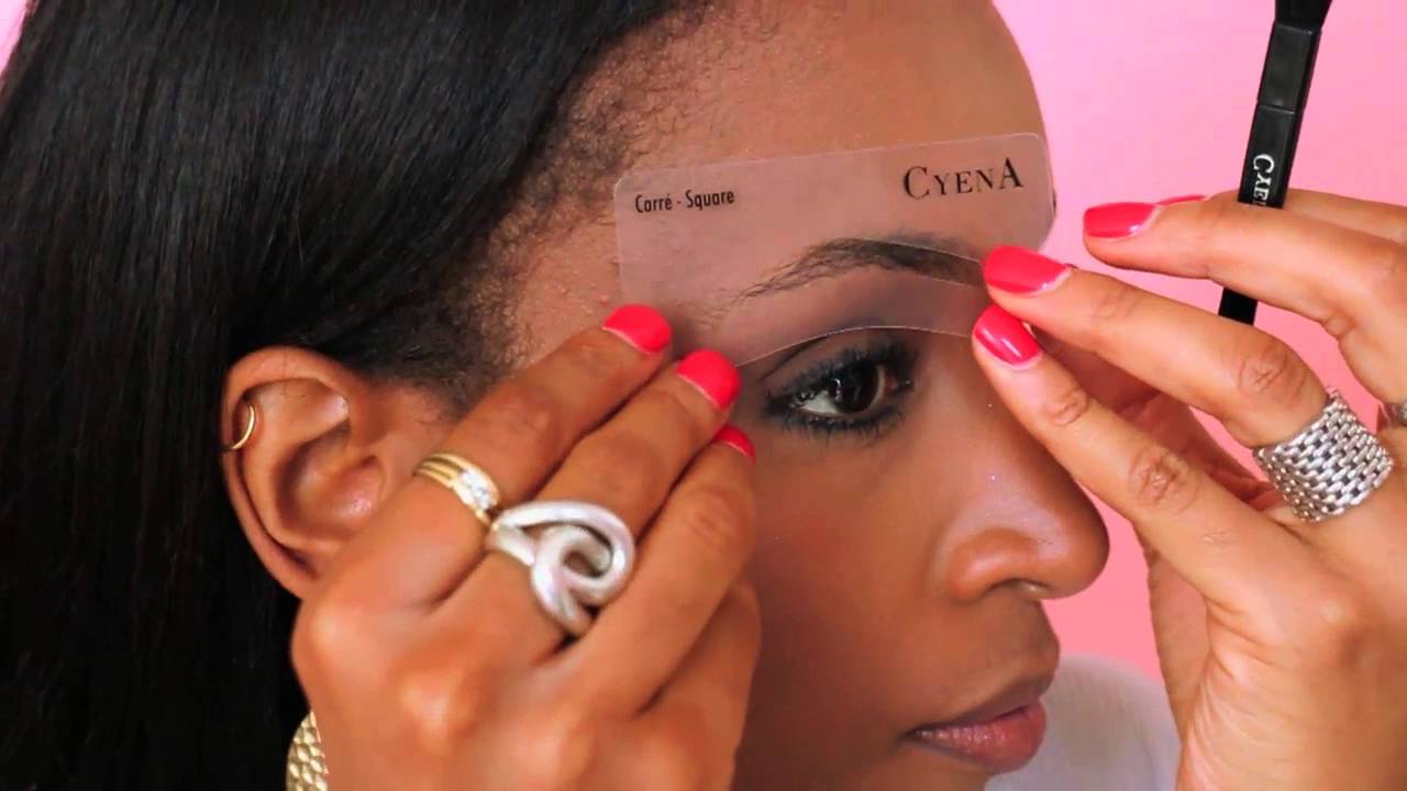👁️  Comment utiliser le Kit sourcils Cyena ?// Teinte n°5 - Noir maquillage des sourcils