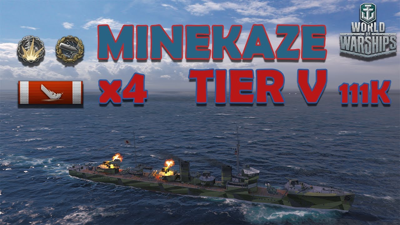 World OF Warships - MINEKAZE (NORMAL GAME)