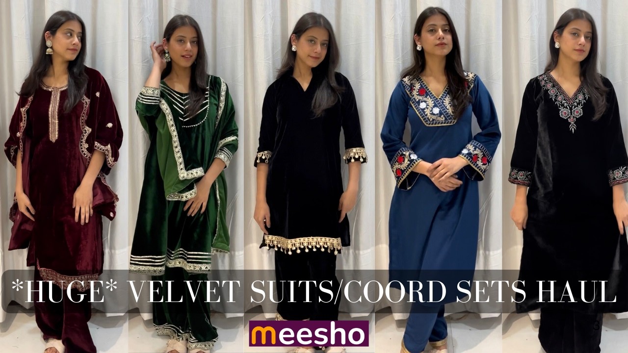 Velvet Suits Haul 2026 ❄️ Luxury Wedding Guest Outfits | New Viral Trend You NEED!