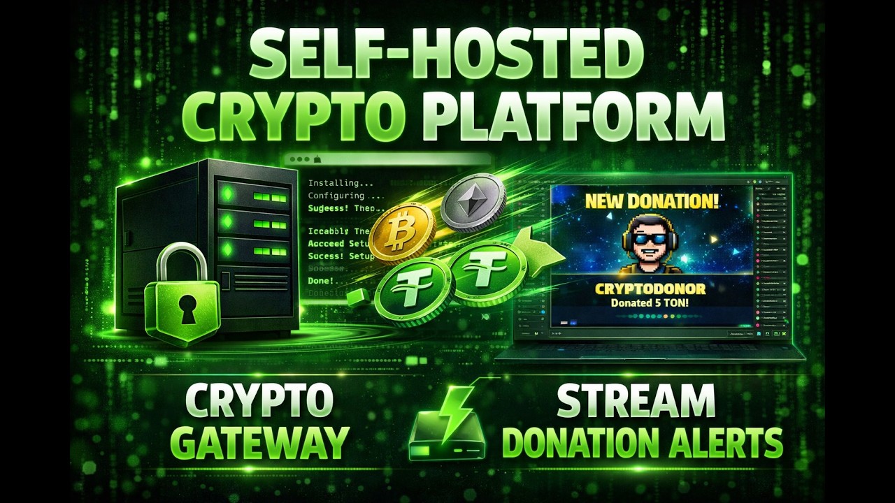 Self Hosted Crypto Gateway & Stream Donation Alerts &mdash; Installation Guide