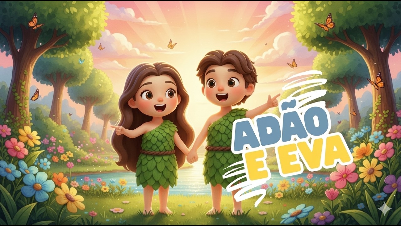 Deus Criou Adão e Eva 🌿 | A História do Jardim do Éden