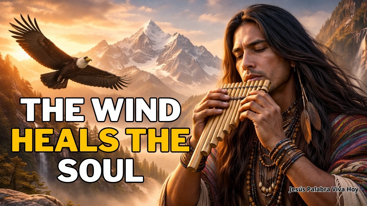 Relaxing Music with Andean Panpipes 🌄 Sound of the Wind in the Mountains | Deep Peace & Meditation