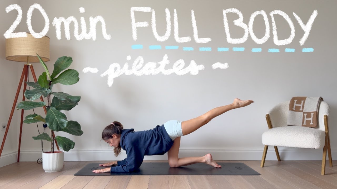 20MIN full body workout - at home pilates (no equipment) | LIDIAVMERA