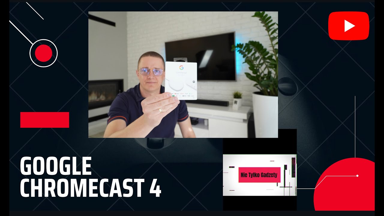 Google Chromecast 4 - rozpakowanie i konfiguracja czyli jak odświeżyć stary TV