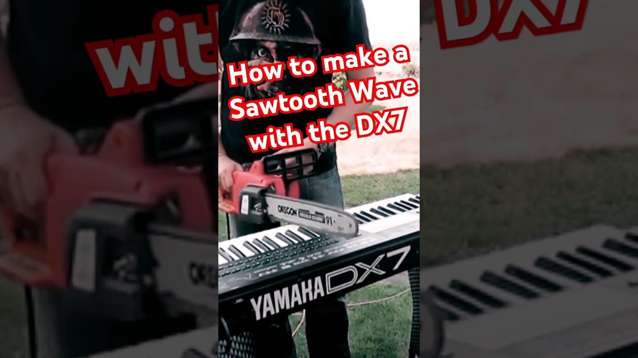How to make a sawtooth wave with the DX7? 🎹 #retrosound #dx7 #synthesizer #synthwave #synthdemo
