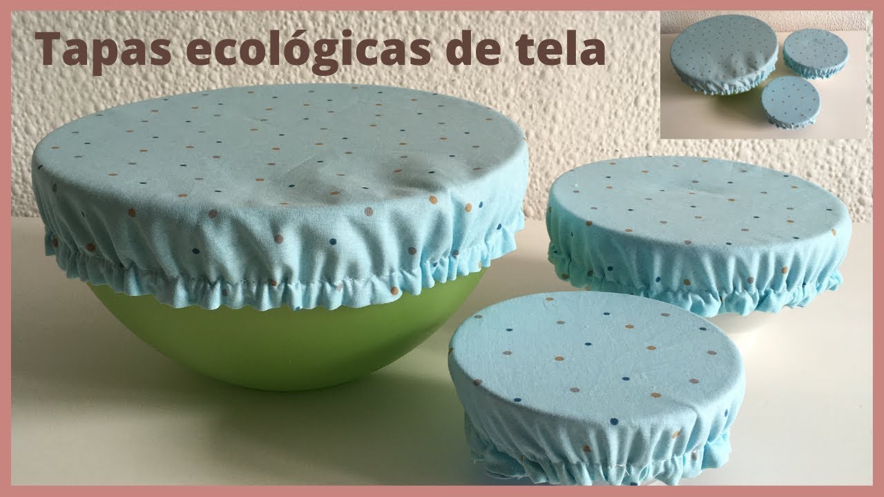 Tapa de tela ecológica para recipiente / Costura para principiantes/ Schüsselhaube nähen