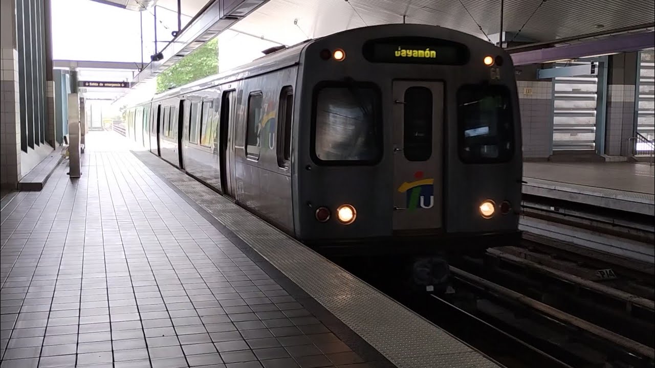 Riding the Tren Urbano from Roosevelt to Bayamón #trenurbano #puertorico