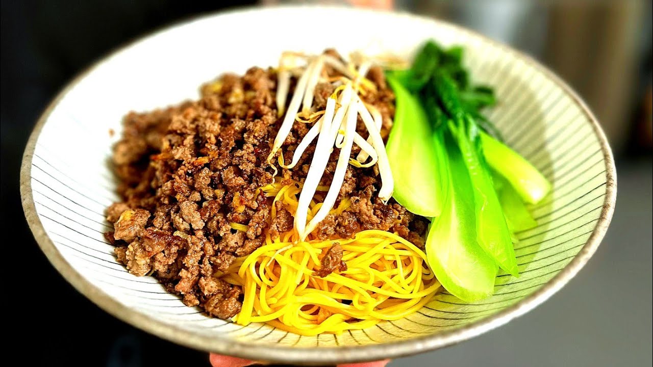 Chinesische Nudeln mit Hackfleisch 🔥