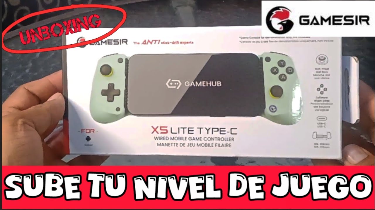 RESEÑA REAL GAMESIR X5 LITE | UNBOXING (ALIEXPRESS)