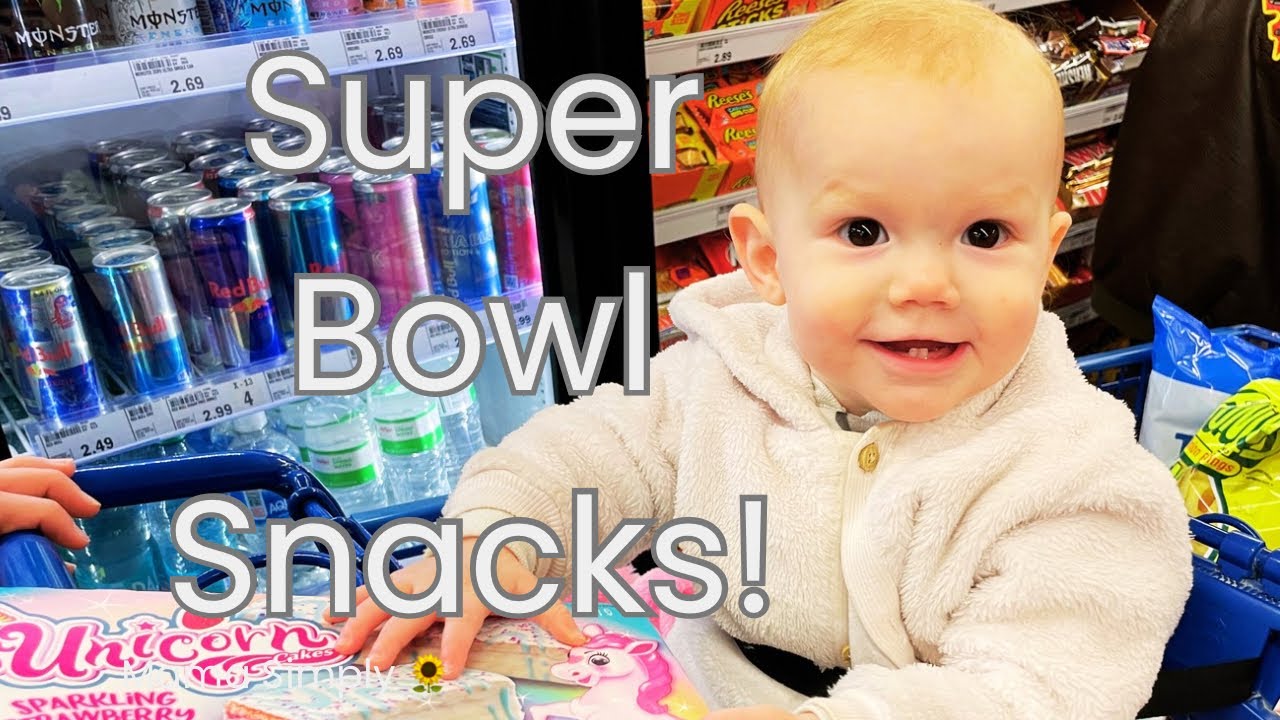 Super Bowl Snacks for a Large Family of 10 | Every Kid Picked One 🍿🍧🏈