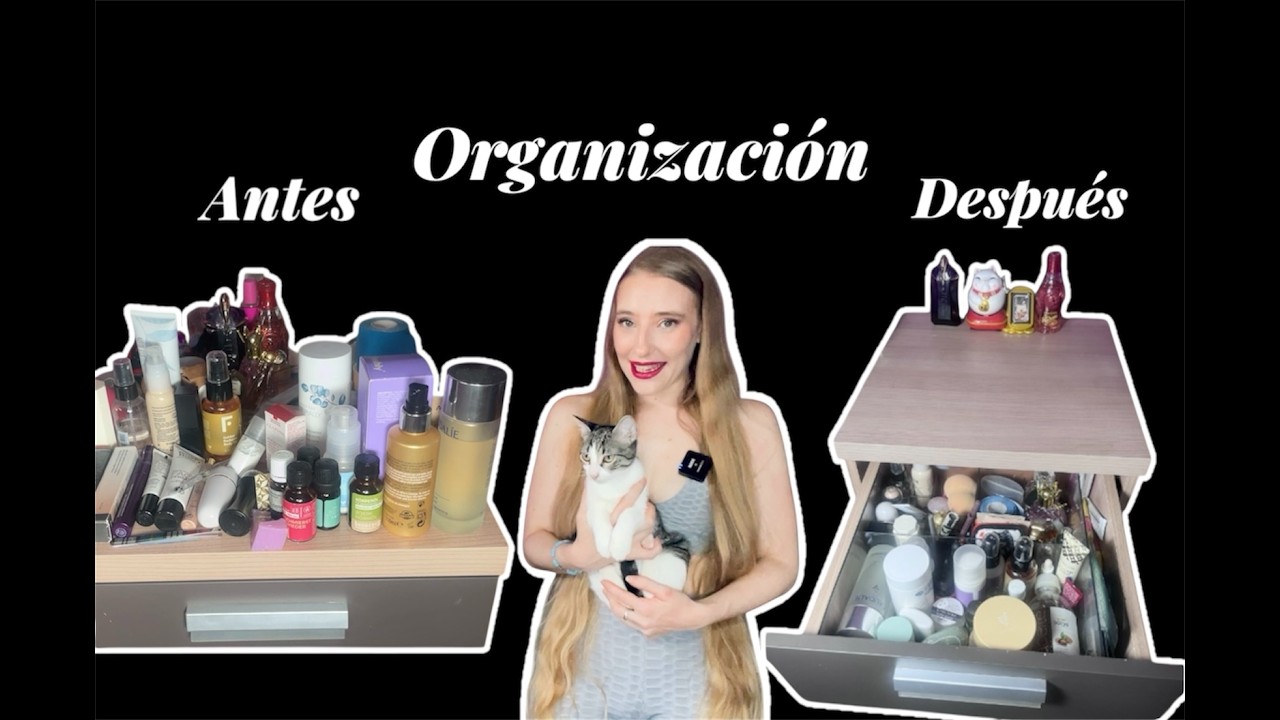 Organizando mi cajón de maquillaje, skincare y perfumes