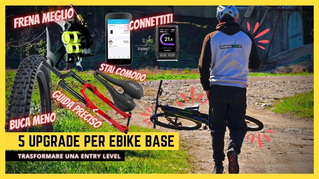 E-BIKE: 5 UPGRADE DA FARE A UNA E-MTB BASE PER RENDERLA MIGLIORE. Alcuni non te li aspetti...
