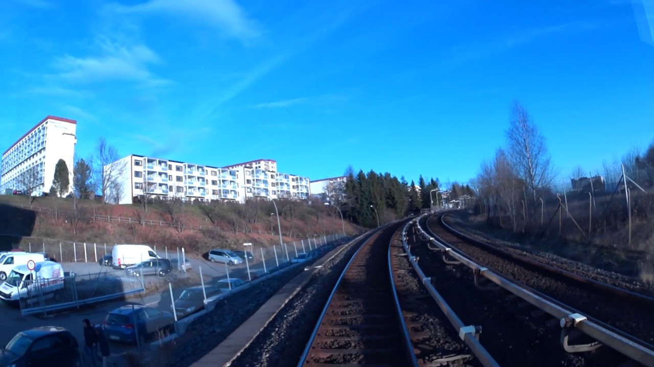 Cabview backwards line 5 Vestli - Storo / Oslo metro / Oslo T-bane