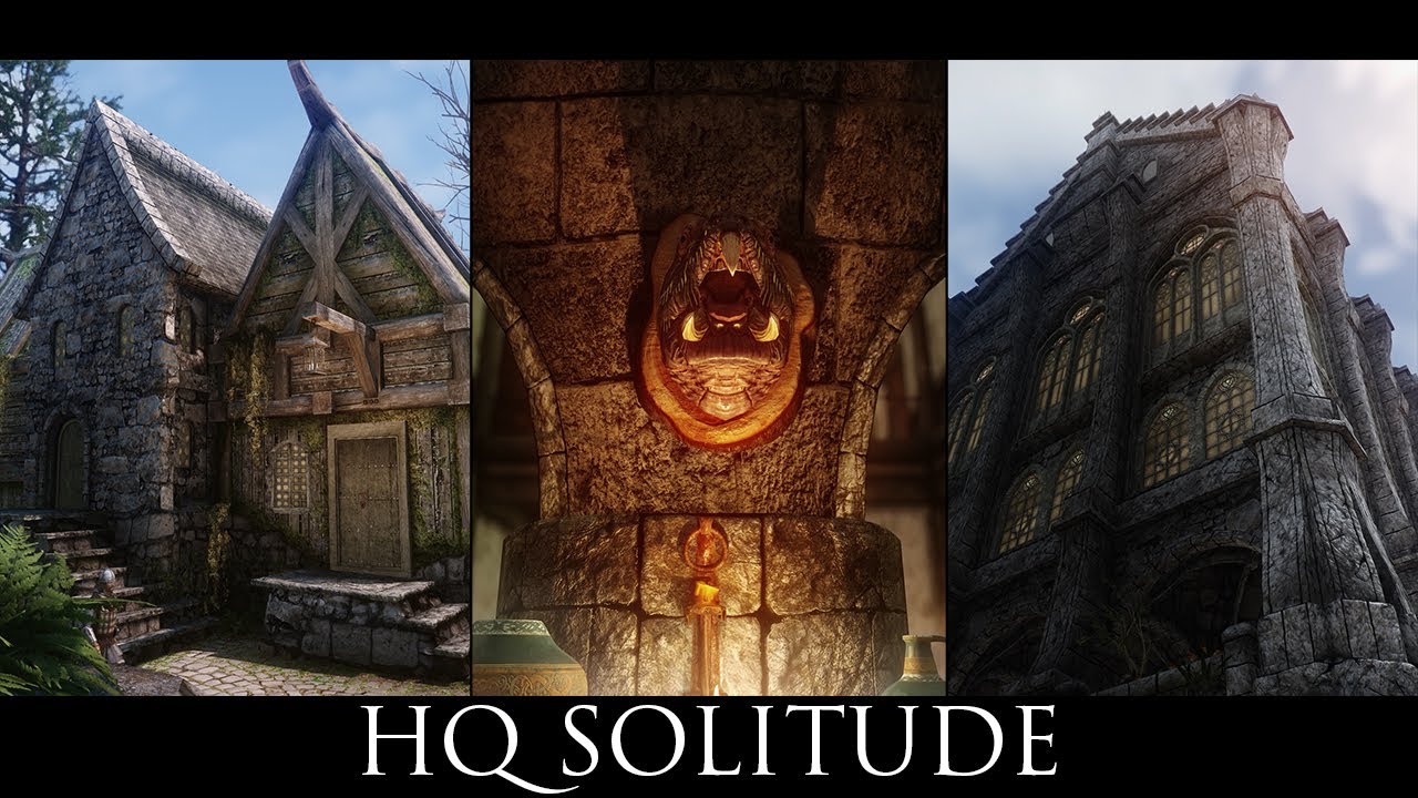 Skyrim SE Mods -  HQ Solitude