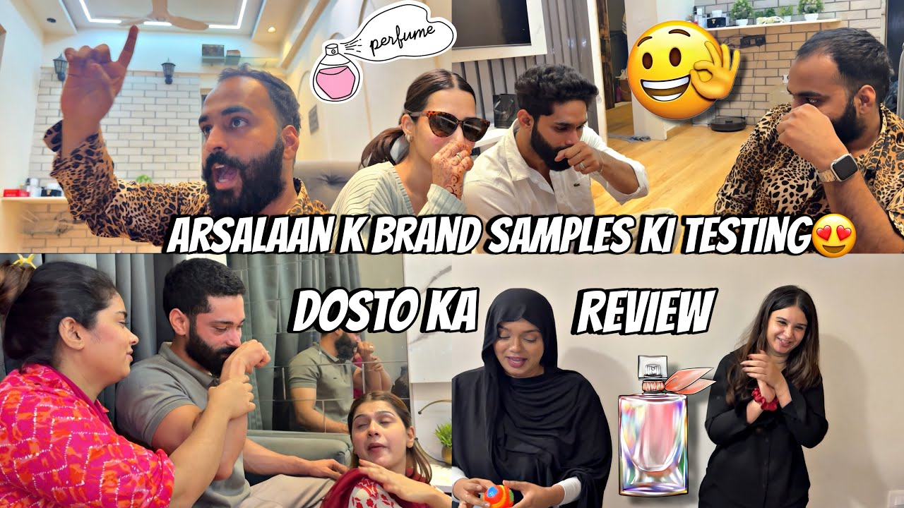 Arsalaan Ne Apne Perfume Brand K Tester Sabko Diya😍| Albarq Ka Review Dosto Se ❤️| AtrangiArsalaan❤️