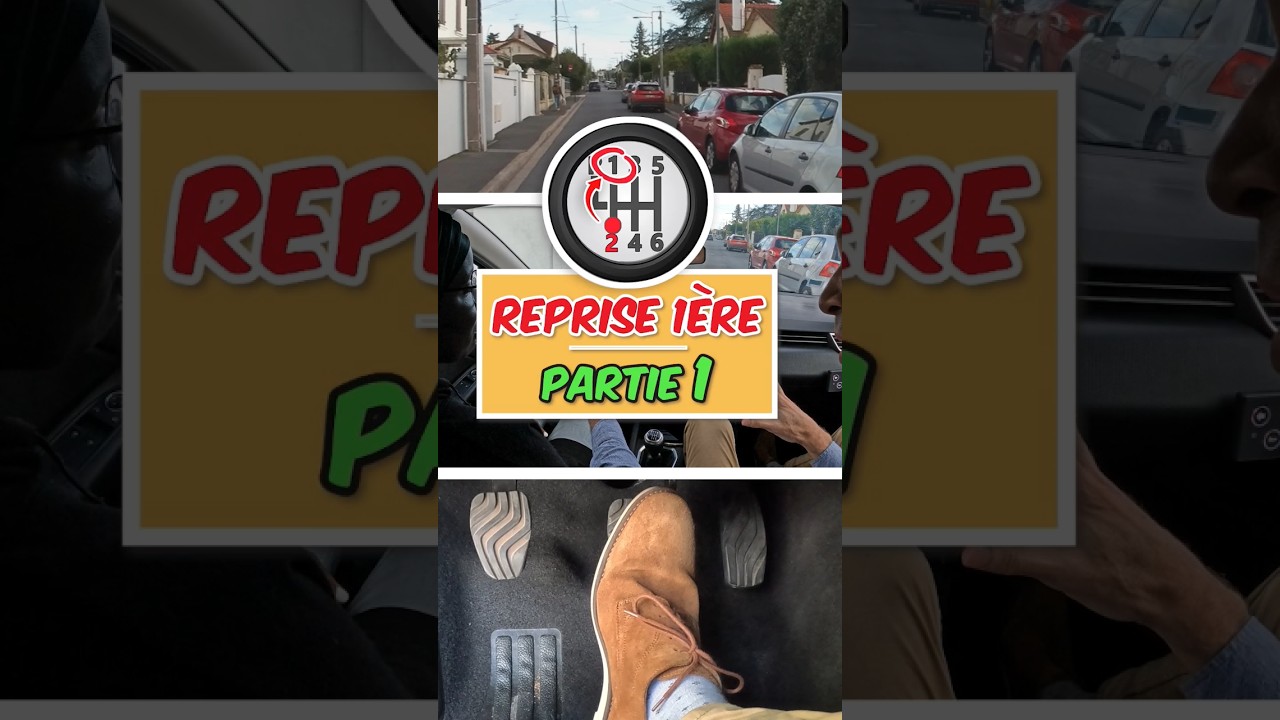 La reprise 1&egrave;re, TUTO. #permisdeconduire #permis #autoecole #passerlesvitesses #conduiteonline