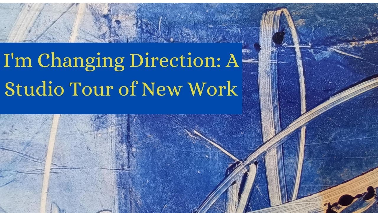 Studio Tour: Mixed Media Art and Abstract Collage Ideas