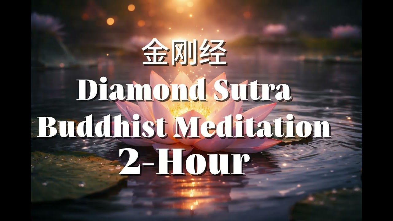 2-Hour Buddhist Meditation | Heart Sutra & Diamond Wisdom | Deep Non-Dual Awareness
