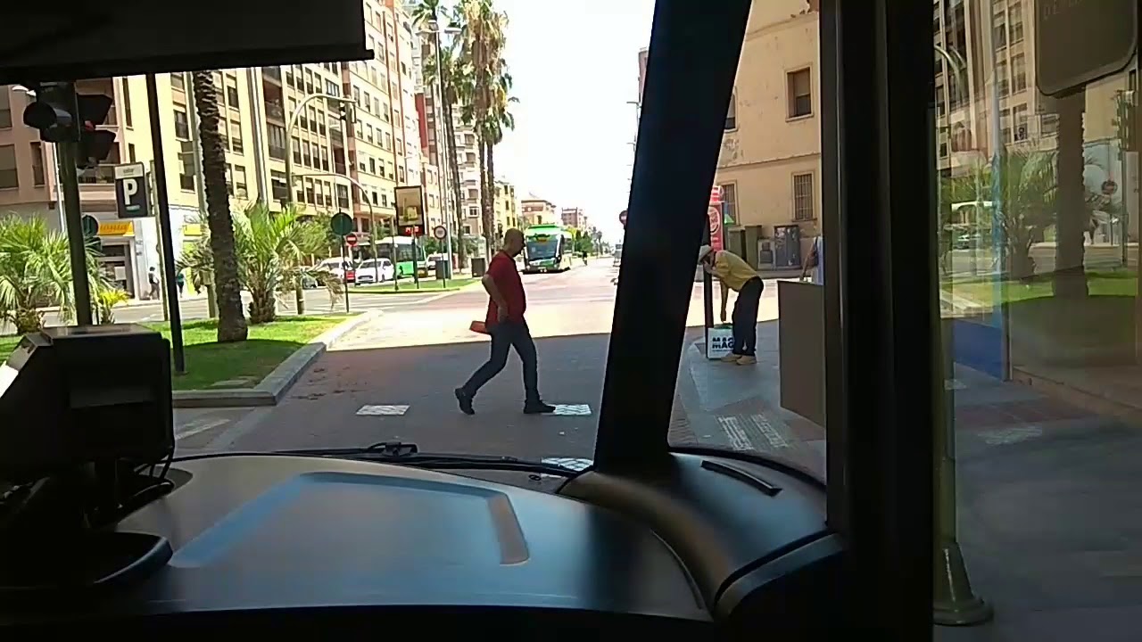 Viaje en Trolleybus de Castellón de la Plana entre Estació Intermodal-Grao