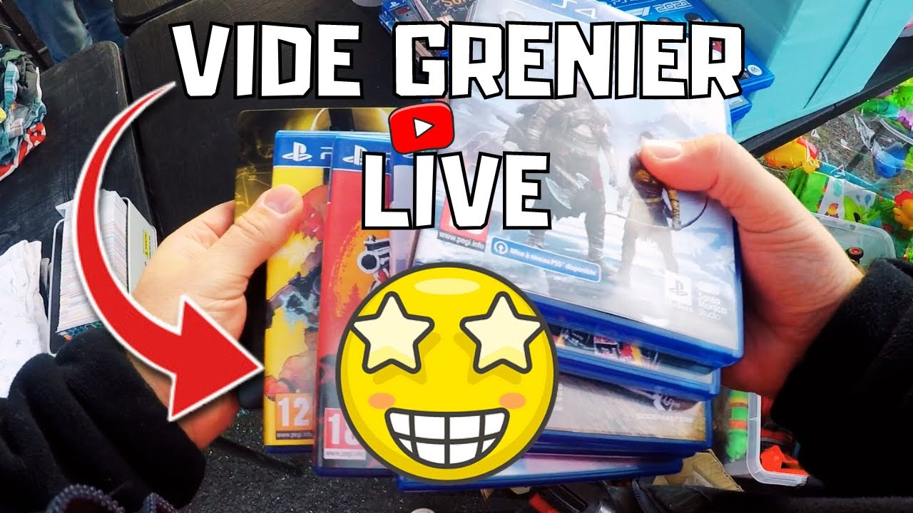 VIDE GRENIER LIVE UN VÉRITABLE BRAQUAGE A 8H DU MATIN JE ME SUIS GAVÉ