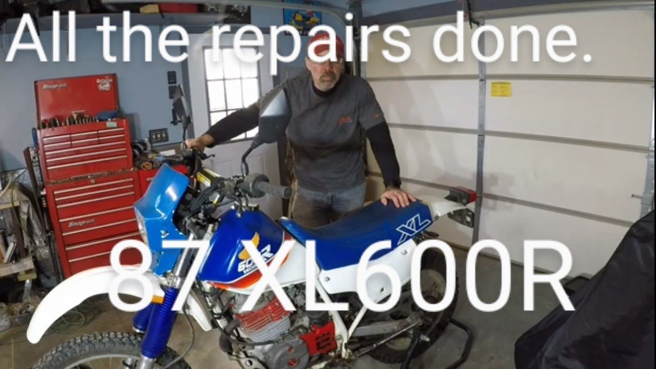 87 XL600R repairs I've done so far.