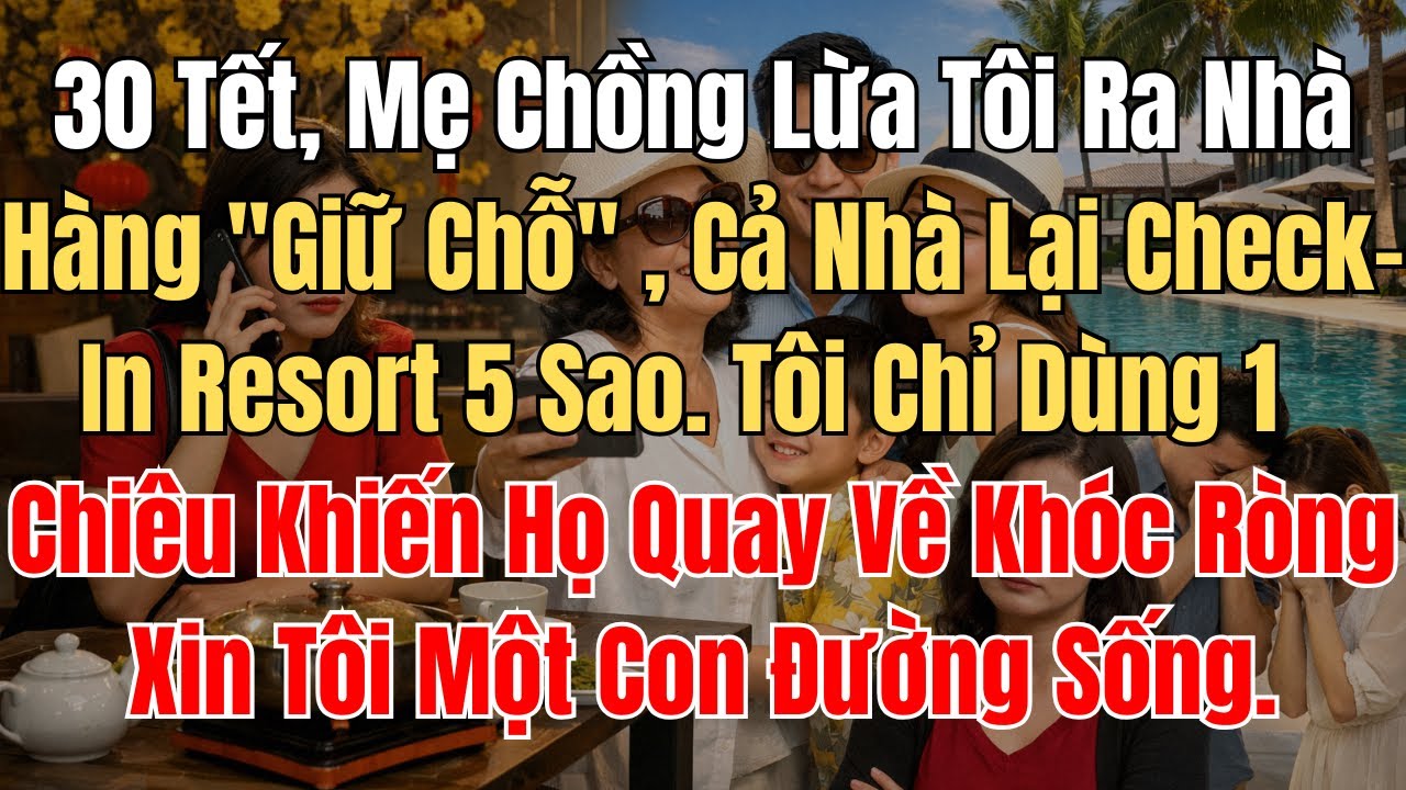 30 Tết, Mẹ Chồng Lừa Tôi Ra Nhà Hàng 