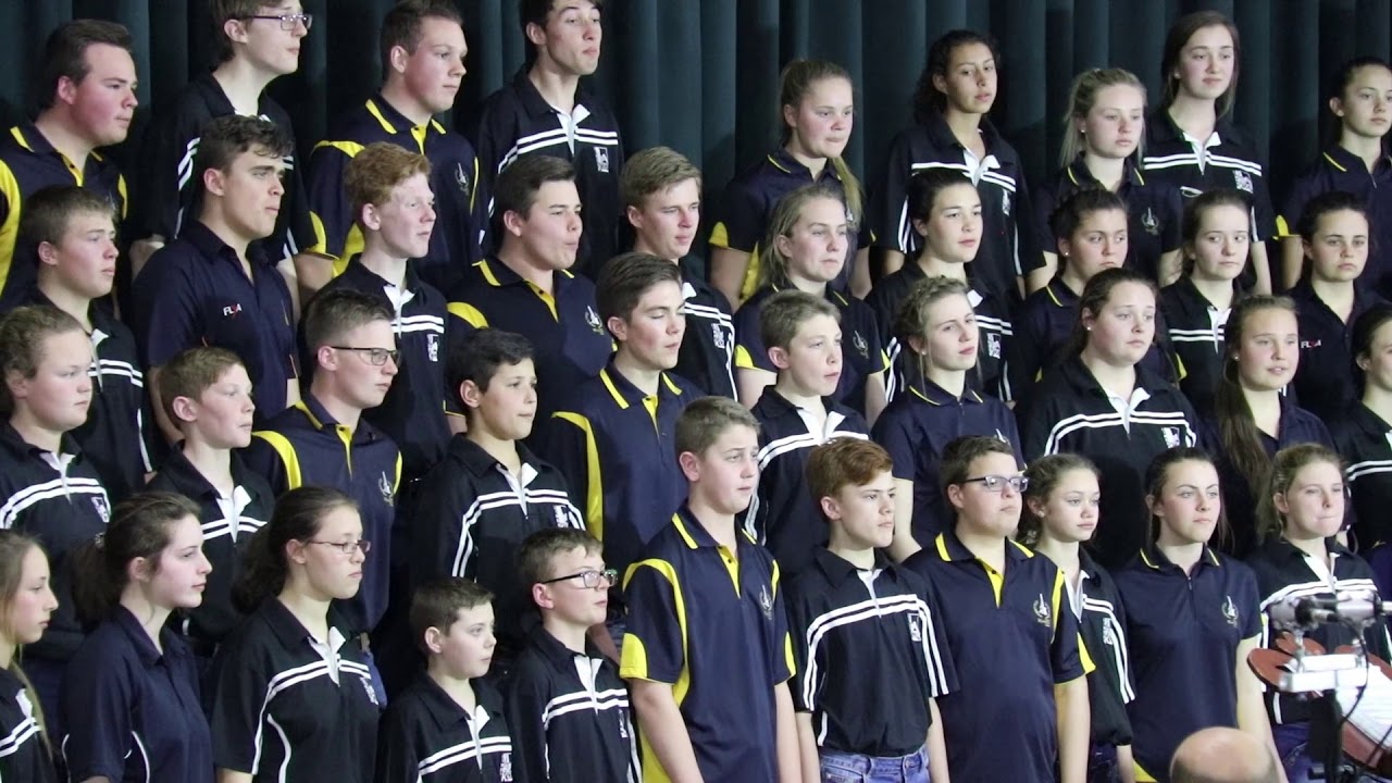 Monnaskoor & Lindenkoor performing,Halleluja   U is Koning, Soiree - Hoërskool Linden, 11 Aug 2017