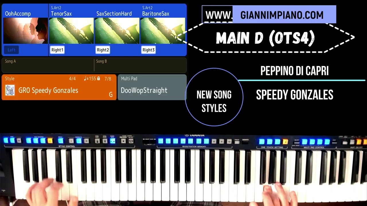 91. SPEEDY GONZALES  (Peppino Di Capri) - SONGSTYLE DEMO Produzione GianniM
