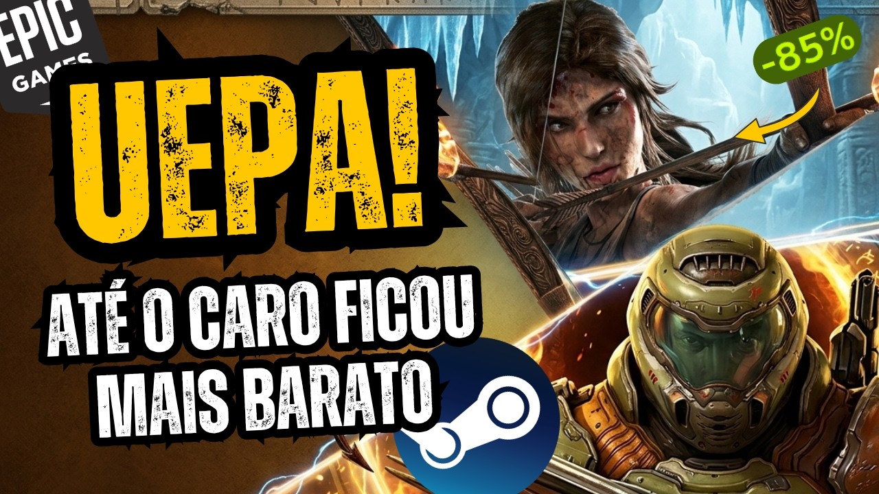 OPA! Novos jogos gr&aacute;tis no PC, PROMO&Ccedil;&Atilde;O STEAM com jogos baratos e pacotes de jogos na Humble!