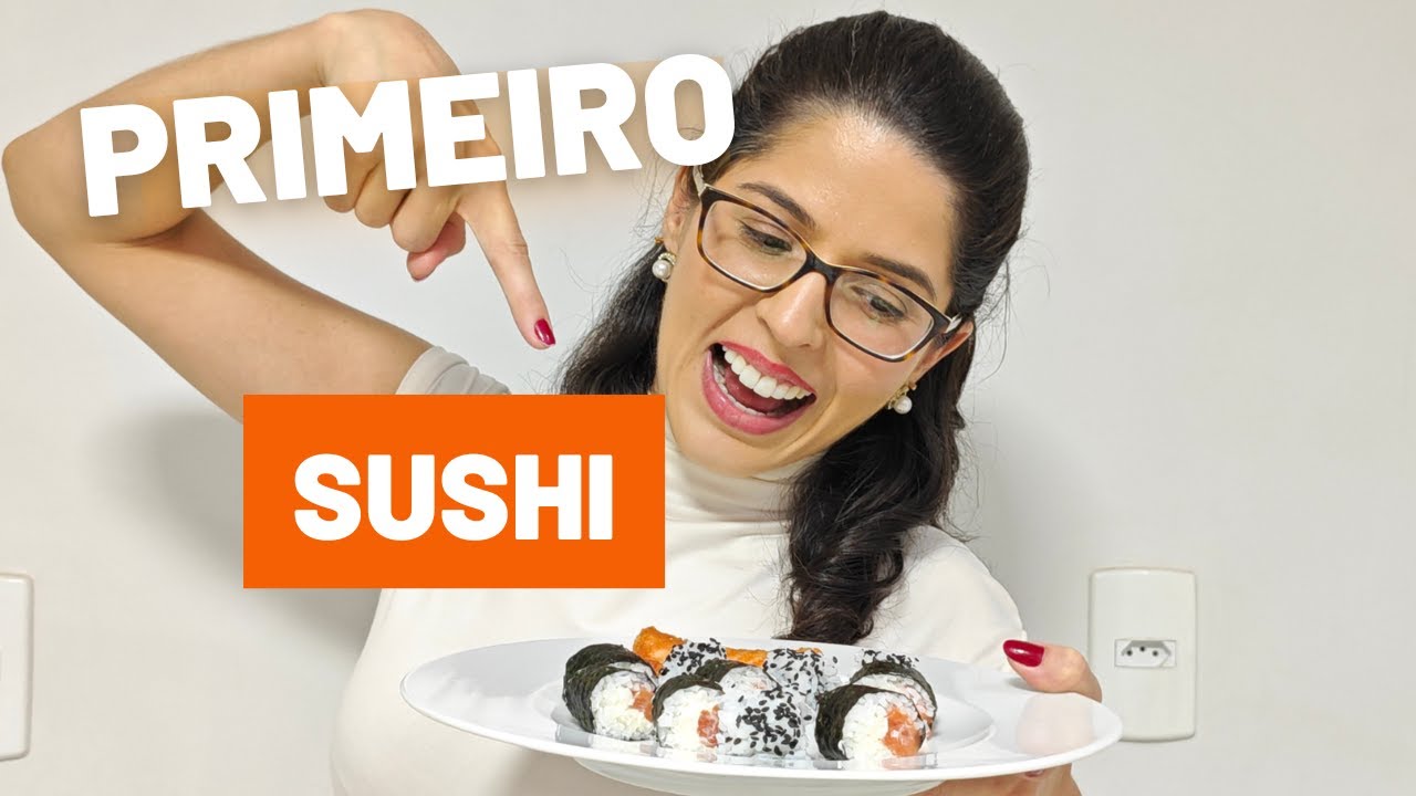 Primeiro sushi feito em casa a gente nunca esquece😉
