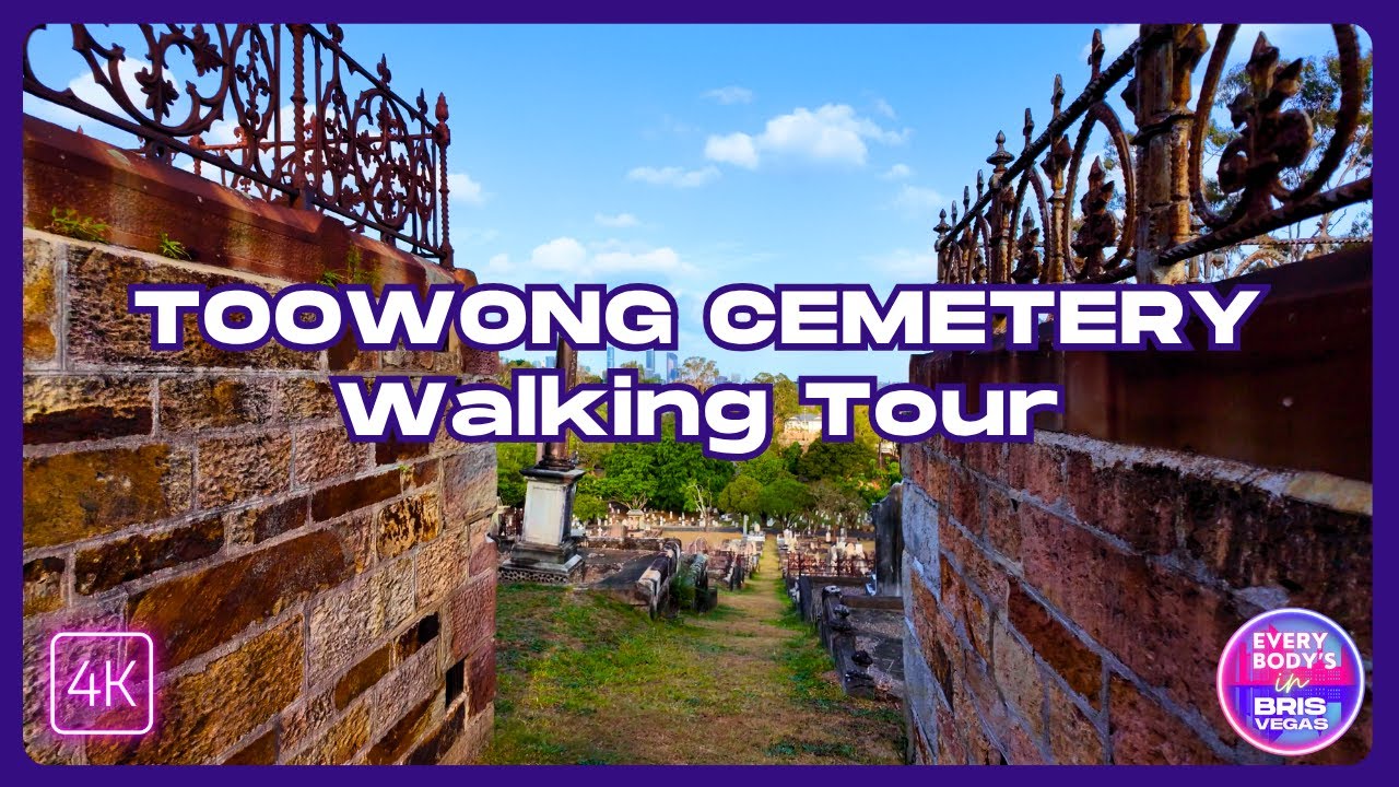 Brisbane's Toowong Cemetery Walking Tour (colour version)・Atmospheric Walk・Brisbane 4K Walks