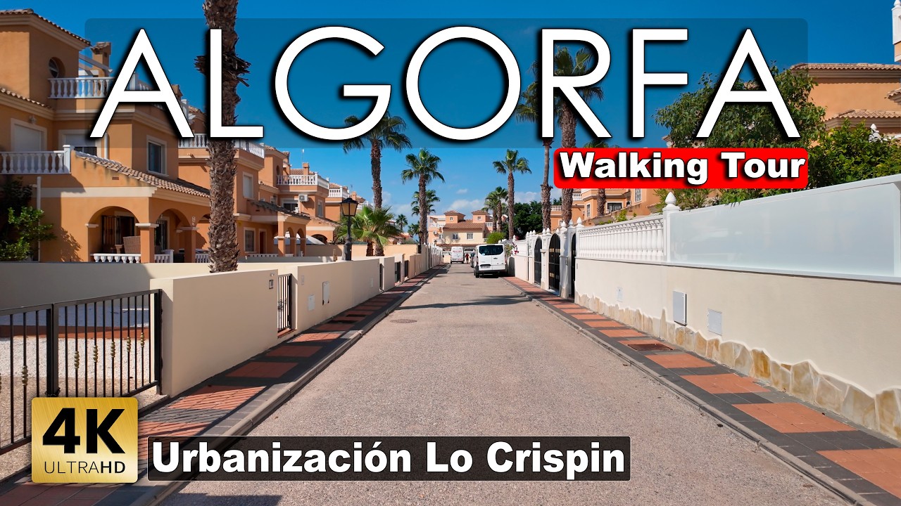 Urbanización Lo Crispin, Algorfa 2025 | Costa Blanca [4K 60 fps] Walking Tour