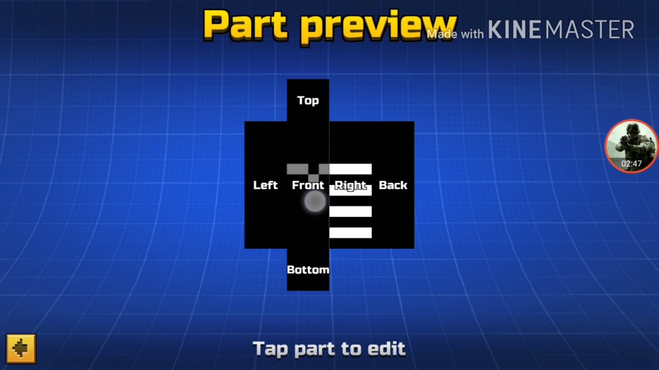How to make the puppet fnaf (pixel gun 3d)