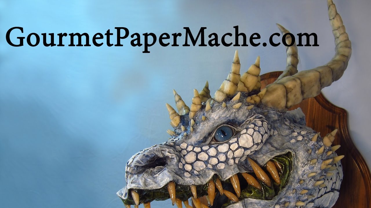 Three More Paper Mache Dragons