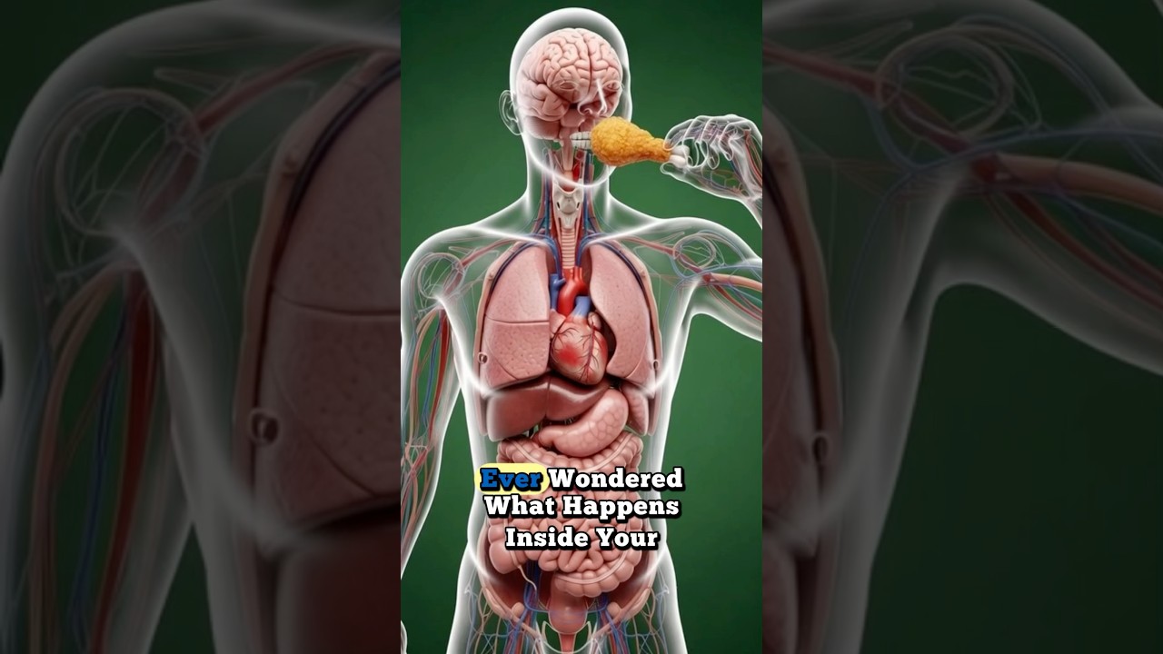 What Happens After Eating Fried Chicken? | 3D Digestive System Animation  
