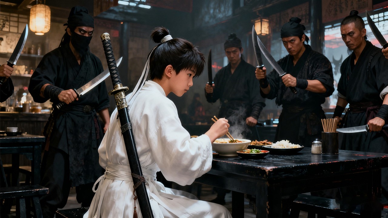 功夫小夥誤闖黑店，沒想到店員全是刺客喬裝！#kungfu #功夫