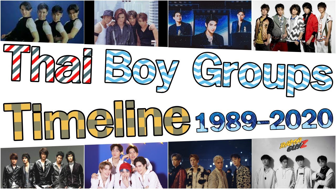 [T-pop] Thai Boy Groups Timeline (Updated December 2020)