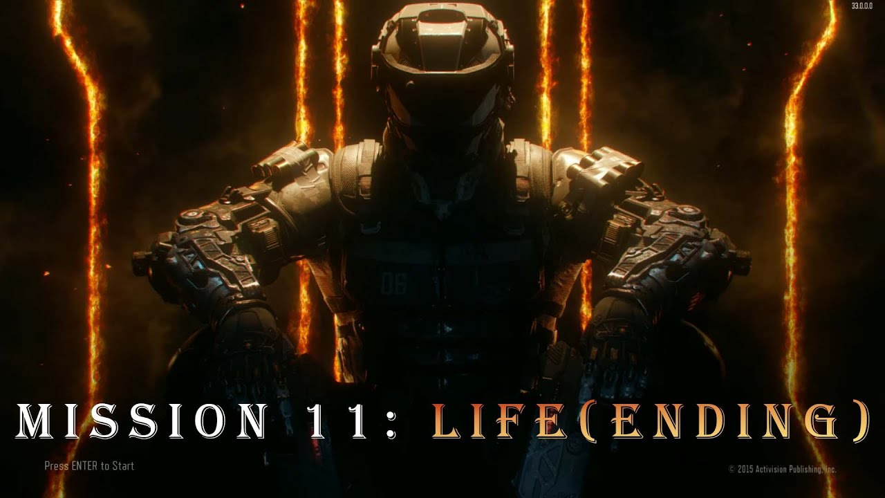 Call of Duty Black Ops 3 Mission 11 Life (Realistic Difficulty) ENDING Full HD