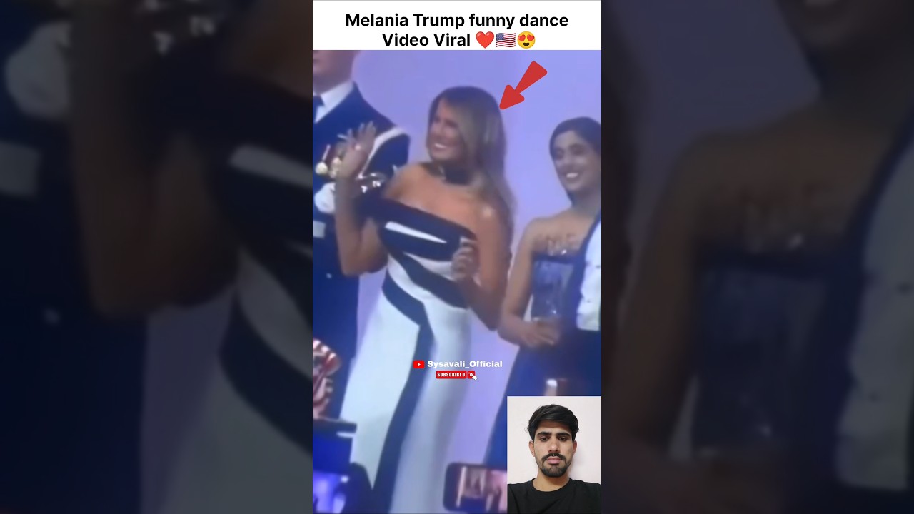 Melania Trump funny dance video viral 💃🕺🤣 #trump #melaniatrump #melania #melaniatrumpfirstlady