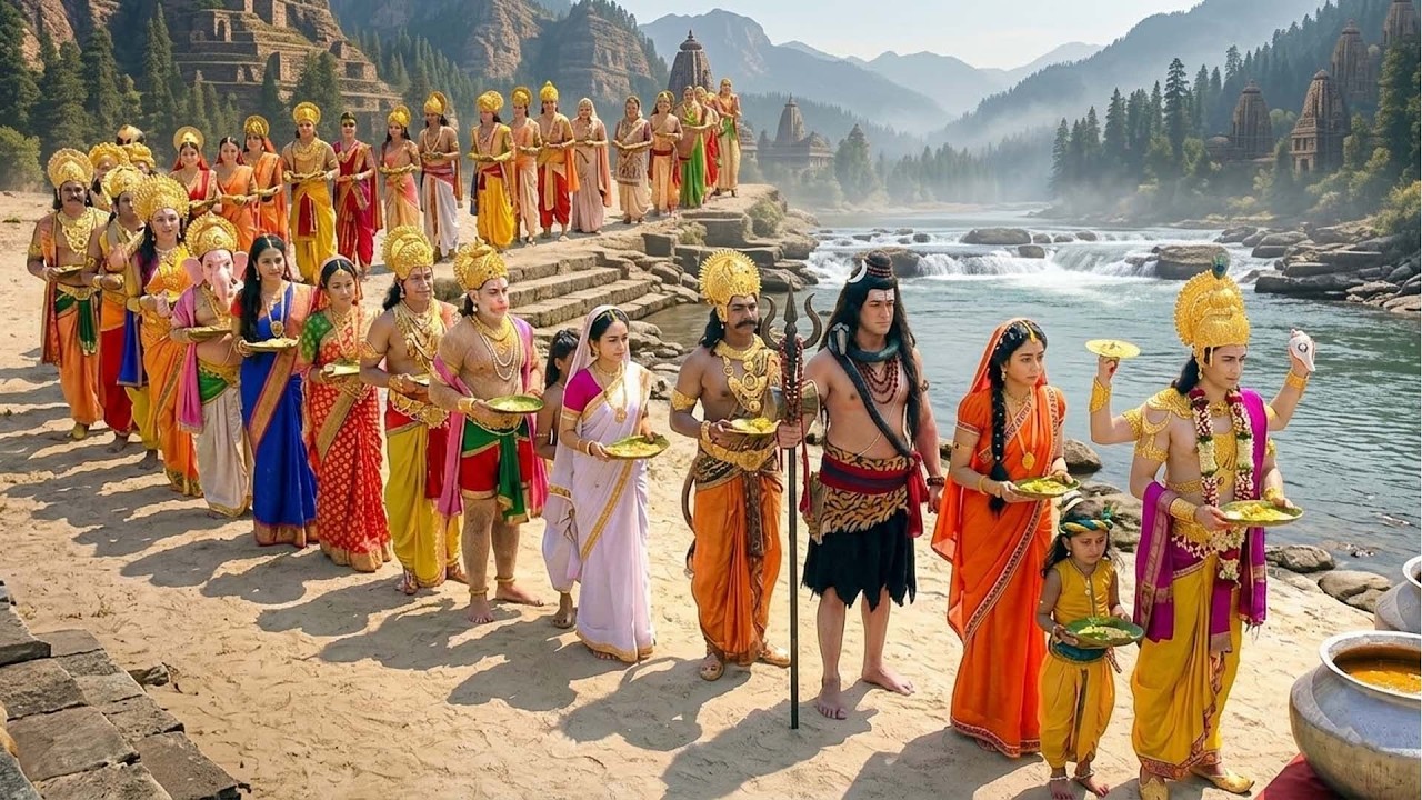 “गोकुल के भंडारे में सभी देवता खुशी-खुशी लाइन में लगे || यशोमती मईया के नंदलाला || Krishan leela